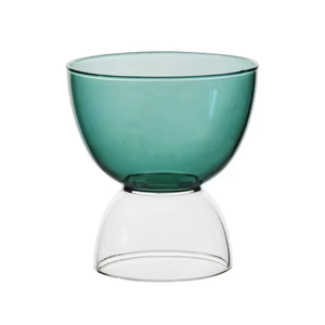 Customized High Temperature Creative Vintage Style <strong>Tall</strong> Dessert <strong>Cup</strong> Delicate Glass Standing <strong>Cup</strong> - Product Image 1