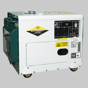 小型サイレント7KW10KWディーゼル発電機セット<span class=keywords><strong>3</strong></span>相自動始動60Hz周波数電気ガバナーATSオプション230V/240V/480V
