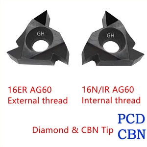 PCDねじ切り工具ダイヤモンド16IR16ER CBNアルミニウム鋼用PCDねじ切りインサート - Product Image 4
