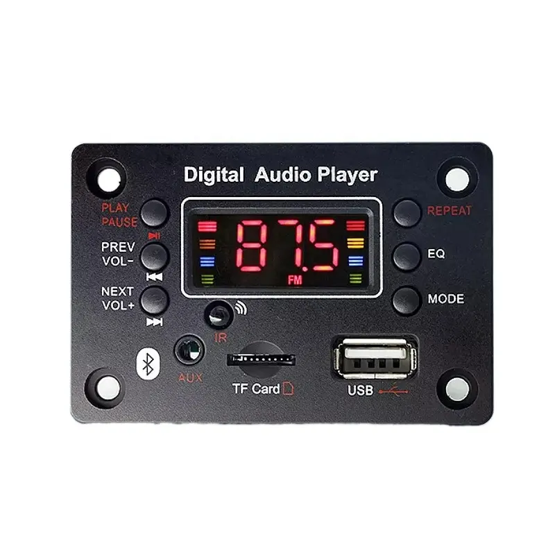 Jlh Thẻ USB SD BT5.0 Bảng Mạch Máy Nghe Nhạc MP3 Radio FM Mô-đun Âm Thanh