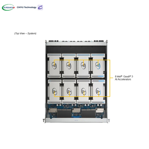 Supermicro SYS 822GA NGR3 AI Training Rack <span class=keywords><strong>Server</strong></span> <span class=keywords><strong>8</strong></span> Gaudi 3 acceleratori Dual Xeon 6900 24 DDR5 DIMMs 8x 800GbE - Product Image 4