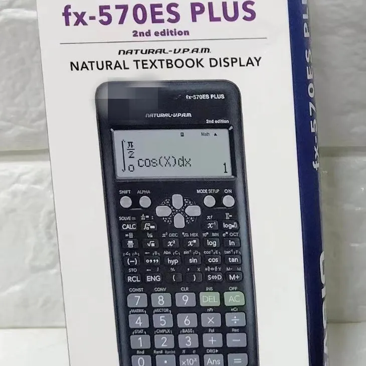 ฟังก์ชั่นเครื่องคิดเลขอิเล็กทรอนิกส์เครื่องคิดเลขคณิตศาสตร์ขั้นสูงขายส่งโรงเรียนสอบ12หลัก240 Max กระเป๋าสีขาวกล่องโลโก้