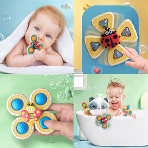 Xoay Bé Fidget Silicone Bé Đồ Chơi Hút Cup Thời Gian Tắm Trẻ Em Chơi Tay Spinner Đồ Chơi Mới Đồ Chơi Khác & Sở Thích - Product Image 3