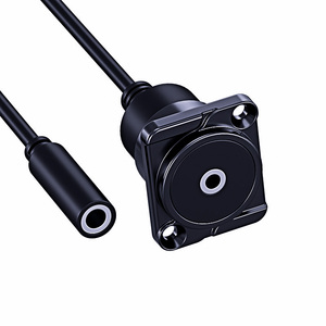 D-Type Eight-Core Wired Conference Microphone Female-to-Male Straight Plug Zinc Alloy PC Cabinet Copper Easy Module Panel - Product Image 4