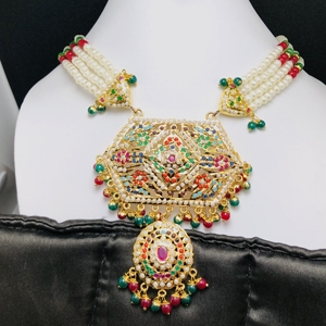 เครื่องประดับอินเดีย RANI Haar Mala สร้อยคอไข่มุกเครื่องประดับ sabyasachi Haar zubeda Jewels เครื่องประดับ Nizam จี้ safinaz