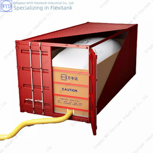 Qingdao WYD flexitank contenedor industrial personalizado líquido a granel carga y descarga superior flexitank flexibags para contenedor - Product Image 1