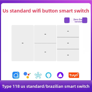 WiFi Smart Lichtsc halter 2 Gang Touch Timer Hintergrund beleuchtung Glasscheibe Wasserdicht Kompatibel Smart Life/Tuya App-Neutraler Draht erforderlich - Product Image 3