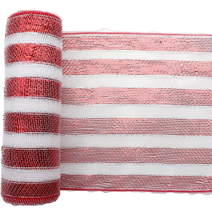 Màu đỏ với màu trắng giáng sinh <span class=keywords><strong>Deco</strong></span> lưới trang trí đám cưới trang trí lưới lưới Quà Tặng vải gói - Product Image 2