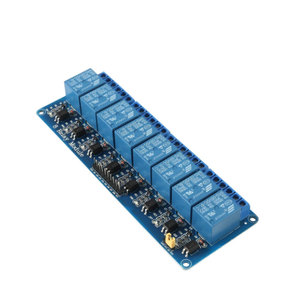 Módulo de relé de 8 canales, 5v, con salida de relé optoacoplador, 8 vías para arduin, 1 unidad