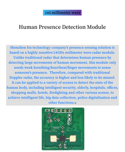 24Ghz Millimeter Wave Radar <strong>Sensor</strong> <strong>Module</strong> IoT-Based Human Presence Detector for <strong>Motion</strong> &amp; Position <strong>Detection</strong> - Product Image 6