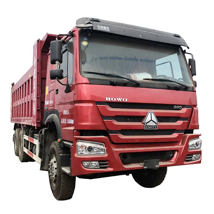Camión de basura usado 380HP, 10 ruedas, 6X4, para el mercado africano, precio bajo en venta