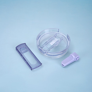 BPA miễn phí thay thế 14oz tái sử dụng cốc dễ dàng làm sạch có thể tháo rời lật rơm Nắp rò rỉ bằng chứng có thể tháo rời nắp drinkware phụ kiện - Product Image 5