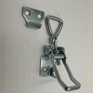 Pestillo de palanca de seguridad y ajustable de servicio pesado 4033B con candado Abrazadera de palanca de acero inoxidable para vehículos - Product Image 4