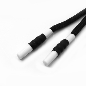 Custom Polyester Cord Round Draw Cords Hoodie <strong>String</strong> Rope Drawstring Pants Drawcord <strong>with</strong> Rubber Tips - Product Image 1