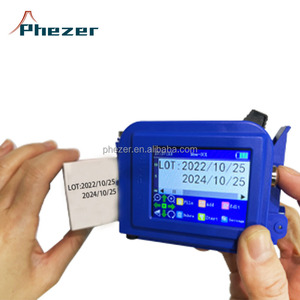Phezer Mini Hand druckmaschine Flasche Chargen code Chargen nummer Tinten strahl drucker