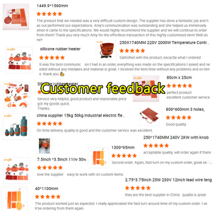 कस्टम बिजली लचीला 3D प्रिंटर 800*800mm 700*700mm के साथ 400x400 सिलिकॉन हीटर बिस्तर 3M चिपकने वाला - Product Image 6