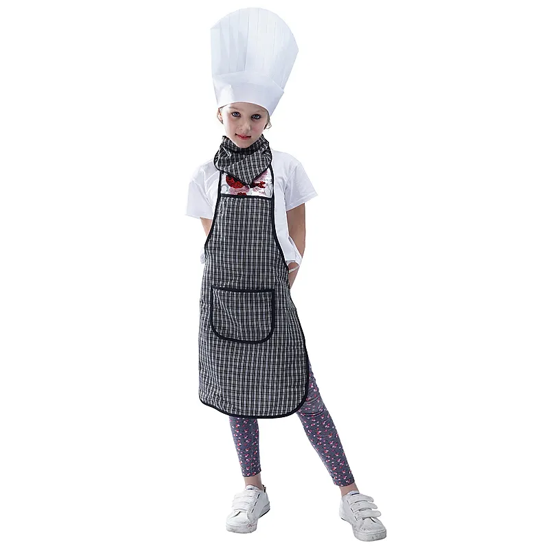 Disfraz de Chef para niños, ropa de Cosplay para fiesta de halloween, delantal de Chef para niña, nuevo