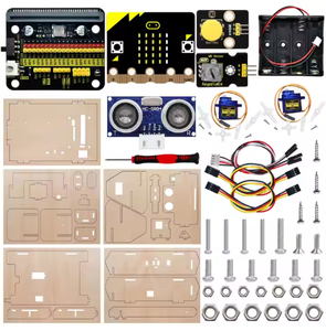 DIY Montage Holz Smart Lernspiel zeug STEM Programmier bares DIY Steinwerfer-Lernkit mit Micro bit Board für Micro bit - Product Image 2