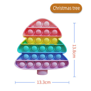 High Quality Rainbow Silicone Squeeze <strong>Toy</strong> Fun Push Bubble Pop It Fidget <strong>Toy</strong> for Kids Age 5-7 Years Unisex Squishy - Product Image 6