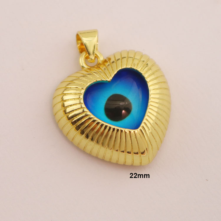coeur bleu/#11 22 mm