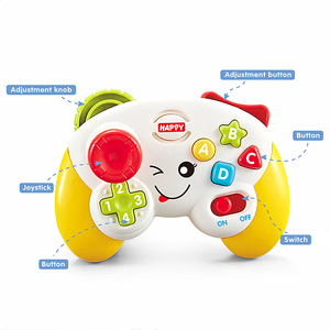 Eğitici müzikal telefon bebek Gamepad oyuncaklar ışık ve ses ile 2 adet ilginç çok fonksiyonlu oyuncak çocuklar için - Product Image 2