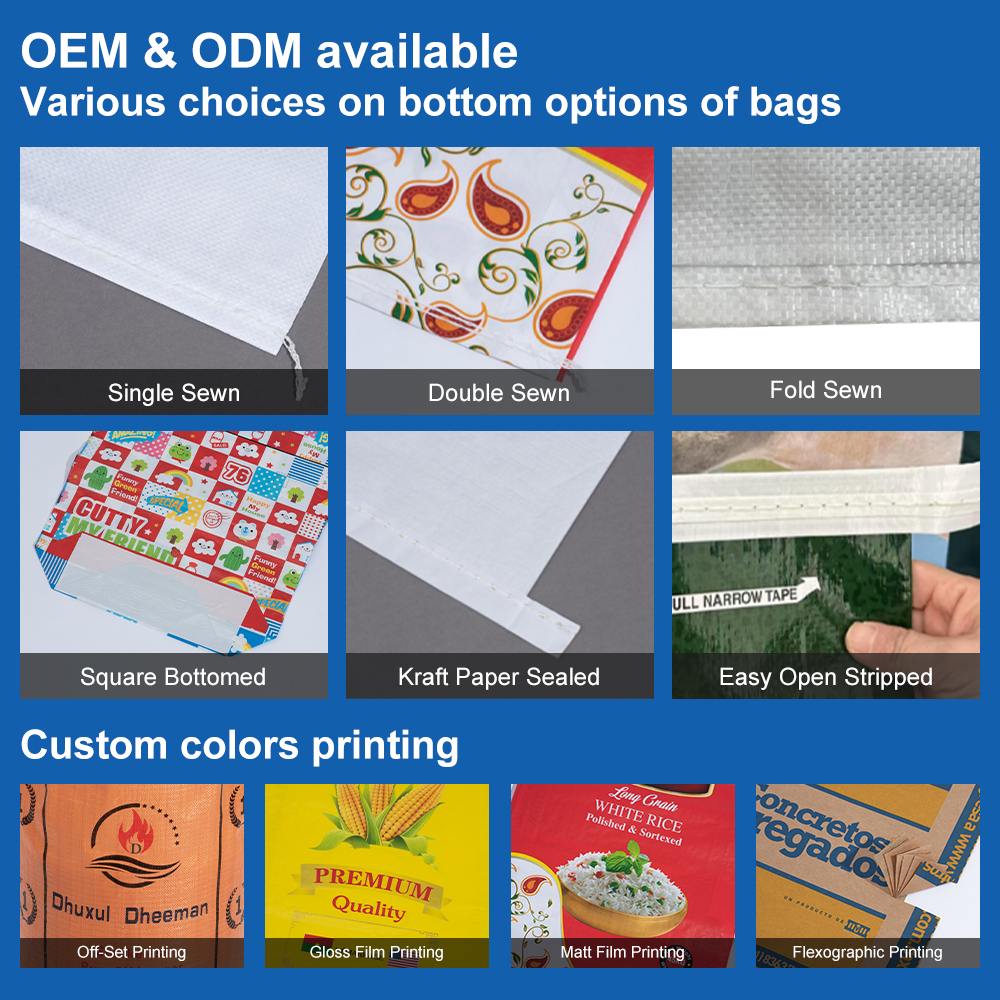 Customized Bottom Option&Printing