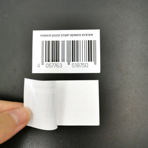 Kunden spezifische UPC-Code-Aufkleber Wasserdichte Barcode-Aufkleber