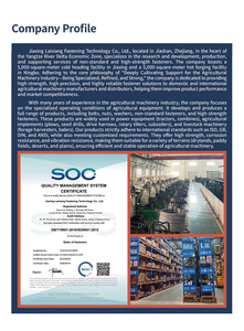 Duurzame Landbouwmachines Ploegpuntbouten Met Hoge Treksterkte Voor Landbouwmachines Bevestigingsmiddelen - Product Image 5