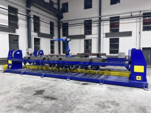 6-осевой сварочный робот YASKAWA AR2010 с двойным рельсовым двойным роботом