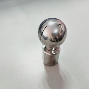 衛生的な処理ラインで使用される容器用のCIP (Cleaning-in-Place) 回転式スプレーヘッドは自由回転スピナーボールをきれいにします - Product Image 5