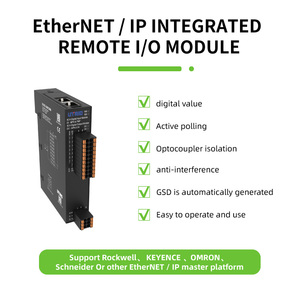Precio al por mayor 32 entrada digital módulo IO remoto EtherNET / IP Plc controlador de programación - Product Image 3