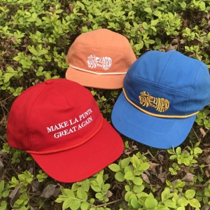Sombreros personalizados de 5 paneles no estructurados, gorras de Camper con bordado de logotipo, gorra Snapback de perfil bajo con cuerda
