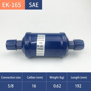Ek 163/164/165 sae odf בורג מסנן מרותך מסנן יבש 3/8 "1/2" <span class=keywords><strong>5</strong></span>/8 "קירור מסנן קו נוזלי