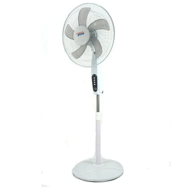 Ventilador de pie delgado para exteriores, ventilador de 18 pulgadas, moderno, barato, recargable, precio estándar, Singapur