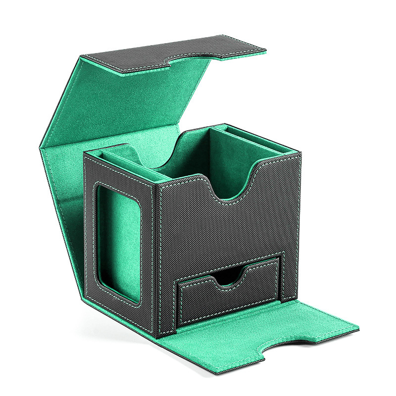 Intérieur noir et vert