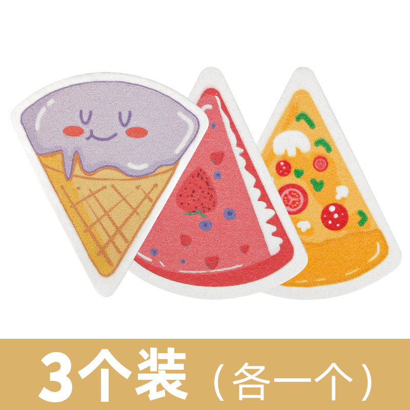 ไอศกรีมสตรอว์เบอร์รีพิซซ่า (3 ชิ้น) พร้อมบรรจุภัณฑ์