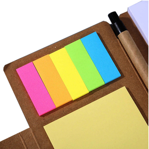 批发牛皮纸封面定制Logo个性迷你备忘录记事本带笔做清单记事本 - Product Image 4