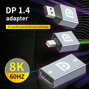 Adaptador de Mini DisplayPort a DisplayPort, convertidor macho a hembra DP para Monitor de HDTV 7680x4320, 8K, venta al por mayor - Product Image 4