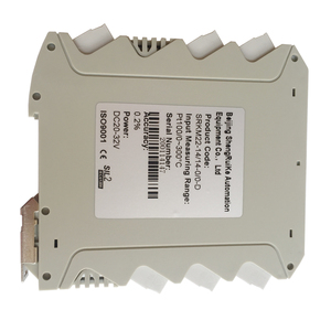 Salida de entrada dual Lcd 0-300C Aislado Din 0-5V 0-10V 4-20mA Pt100 Pantalla de termopar Transmisor de temperatura de montaje en riel - Product Image 5