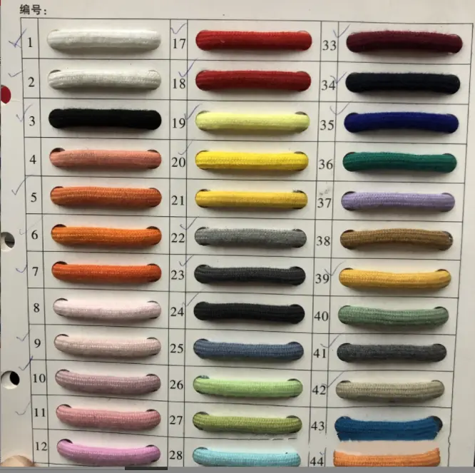 88 Farben Hochwertige 6mm Farbe Polyester/Baumwolle Kordel zug aus massivem Hoodies Seil 32 Stränge Taillen seil Kordel zug