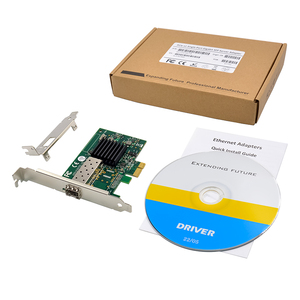 PCIe Intel muslimate Server porta Gigabit SFP singola schede di rete NIC 10/100/1000 Mbps per Server - Product Image 6