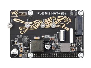 PoE M.2 HAT (B) Waves hare mit PoE-Funktion (B) Für Raspberry Pi 5 unterstützt das NVMe-Protokoll M.2 Solid State Drive High-Speed - Product Image 3