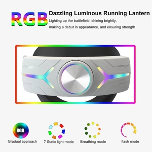 Hot Selling for Meta <strong>Quest</strong> 3 USB Rechargeable RGB Lighting Effect Adjustable Foldable Headset - Product Image 3