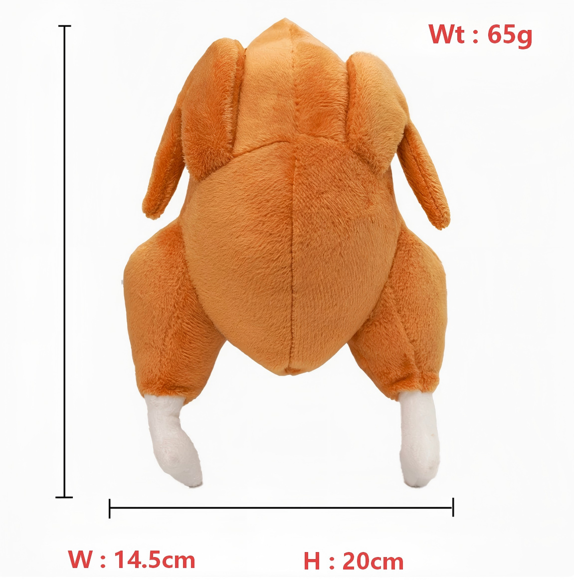 Squeaky Roast Turkey Toy