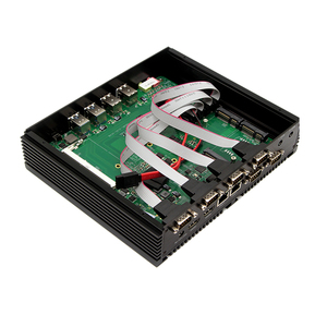Fanless <strong>Desktop</strong> Industrial Mini PC with Intel I3-4005U Core I4 Processor 8GB Video <strong>Memory</strong> HDD Windows OS Connectivity Via WiFi - Product Image 4
