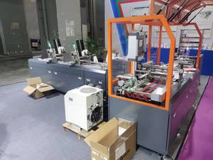 Automatische PP OPP CPP PE Plastiktüten herstellungs maschine Papier karten verpackungs maschine - Product Image 5