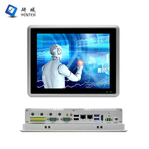 10.4 Inch Industrial <strong>Embedded</strong> <strong>Computer</strong> Intel J6412 7 8 10th 2 LAN 6 COM Capacitive Touch Screen Fanless Industrial Panel Pc