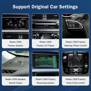 ロードトップ簡単インストール12.3インチHDディスプレイLinuxシステムCarPlayタッチスクリーンAudi A5 2008-2016スマートナビゲーション - Product Image 5