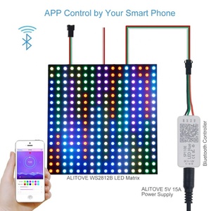 SP110E LEDhue WS2811 SK6812 smart indirizzabile LED RGB RGBW striscia luce blu-dente blu BT dente Pixel led Controller - Product Image 6