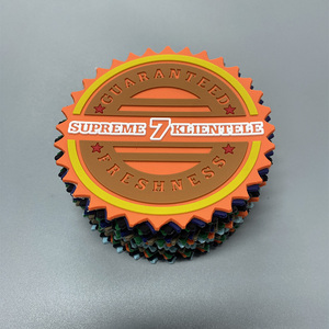 Özel 3D yumuşak PVC logo kabartmalı ütü cırt cırt Pvc yamalar kalıp Golf şapka kauçuk yamalar ile kapaklar için - Product Image 2